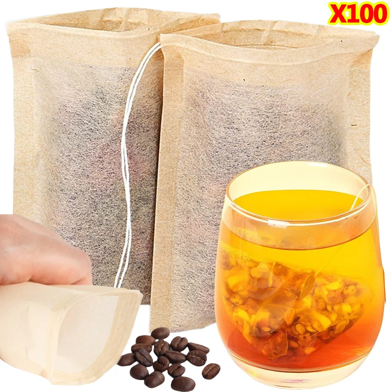 100Pcs Teabags with Drawstring - Nettle Leaf Tea review and price