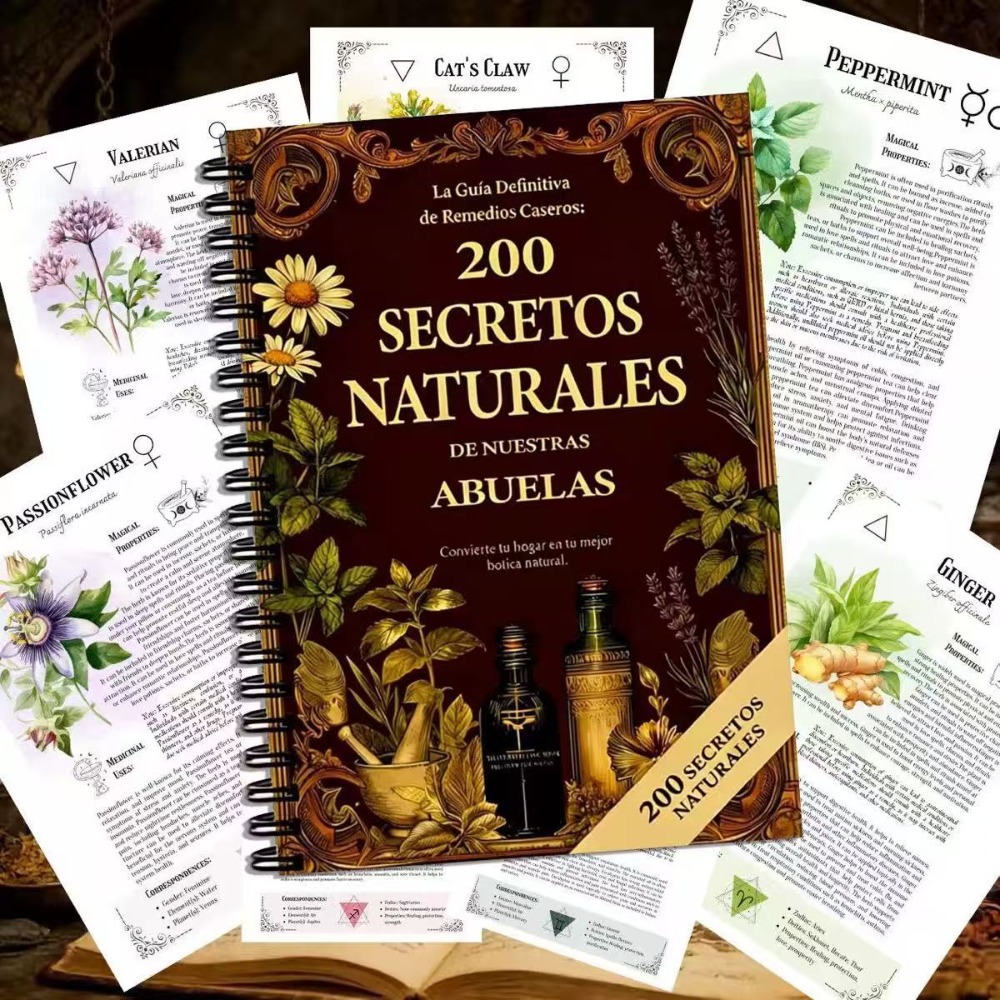 200 Natural Secrets A5 Spanish - Herbal Wellness Remedy review and price